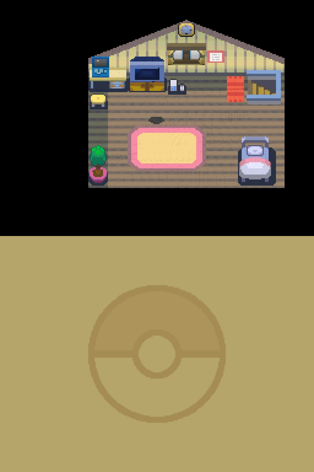 Pokémon Platinum running in the Nintendo DS emulator